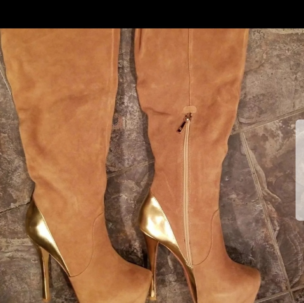 New thigh high boots